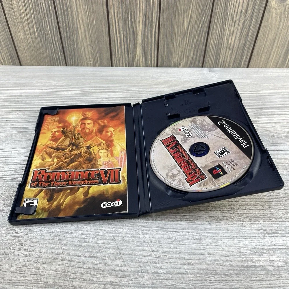 Romance of the Three Kingdoms VII (Sony PlayStation 2, 2002) Tested Working